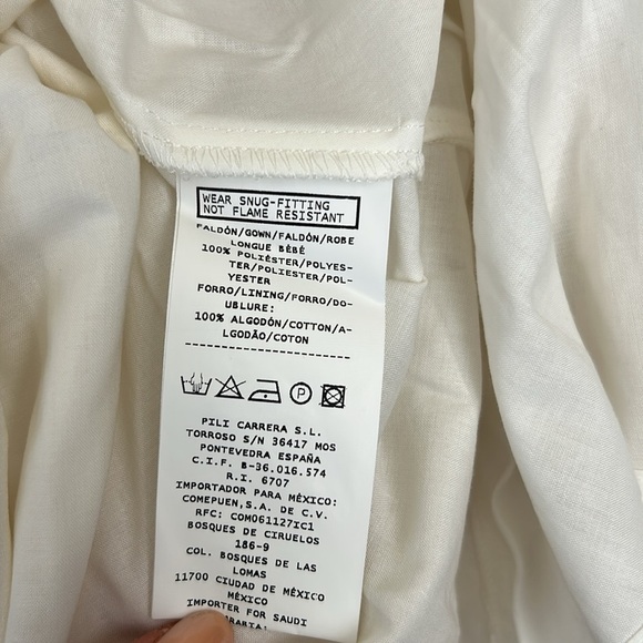 NWT Pili Carrera Heirloom Christening Baptism Gown w/Matching Bonnet&Bloomers 1M - Picture 6 of 14